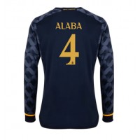 Dres Real Madrid David Alaba #4 Preč 2023-24 Dlhy Rukáv